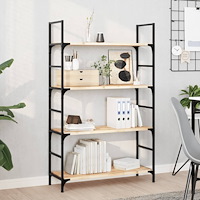 vidaXL Svävande hyllor 3 st 100x30x2 cm obehandlat massivt akaciaträ