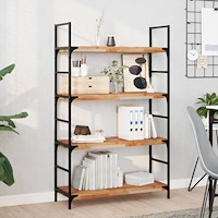 vidaXL Svävande hylla 80x30x4 cm behandlat massivt akaciaträ