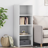 vidaXL Högskåp vit 45x41x124 cm konstruerat trä
