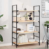 vidaXL Svävande hyllor 3 st 100x40x2 cm obehandlat massivt akaciaträ