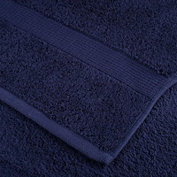 vidaXL Premium gästhanddukar SOLUND 10 st marinblå 30x30cm 600gsm
