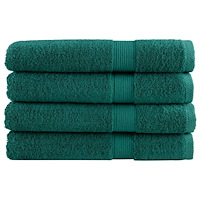 vidaXL Premium handdukar SOLUND 4 st grön 100x200 cm 600 gsm