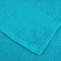 vidaXL Premium handdukar SOLUND 4 st turkos 50x100 cm 600 gsm