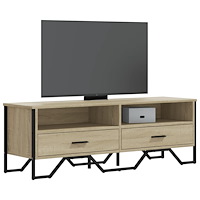 vidaXL Tv-bänk sonoma ek 122x34x41 cm konstruerat trä