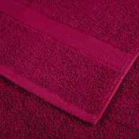 vidaXL Premium handdukar SOLUND 10 st vinröd 100x200cm 600gsm