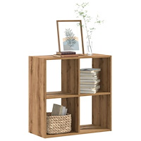 vidaXL Bokhylla ek 68,5x32x68,5 cm konstruerat trä