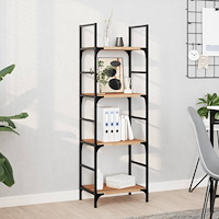 vidaXL Svävande hyllor 4 st 60x30x2 cm behandlat massivt akaciaträ