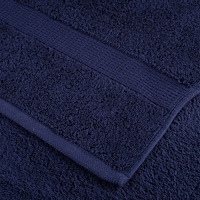 vidaXL Premium bastuhanddukar SOLUND 4 st marinblå 80x200cm 600gsm