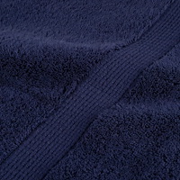 vidaXL Premium bastuhanddukar SOLUND 4 st marinblå 80x200cm 600gsm