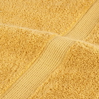 vidaXL Premium bastuhanddukar SOLUND 10 st guld 80x200cm 600gsm