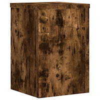 vidaXL Växtställ 2 st rökfärgad ek 20x20x30 cm konstruerat trä