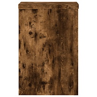 vidaXL Växtställ 2 st rökfärgad ek 20x20x30 cm konstruerat trä