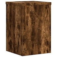 vidaXL Växtställ 2 st rökfärgad ek 20x20x30 cm konstruerat trä