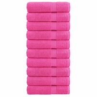 vidaXL Premium handdukar SOLUND 10 st rosa 50x100 cm 600 gsm