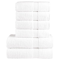 vidaXL Premium handdukar 6 st SOLUND röd 600 gsm