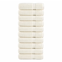 vidaXL Premium badhanddukar SOLUND 10 st grön 100x150 cm 600 gsm