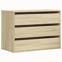 vidaXL Byrå sonoma-ek 80x41x58 cm konstruerat trä
