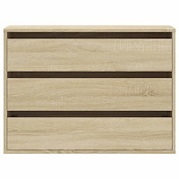 vidaXL Byrå sonoma-ek 80x41x58 cm konstruerat trä