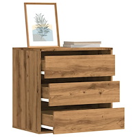vidaXL Byrå ek 60x41x58 cm konstruerat trä
