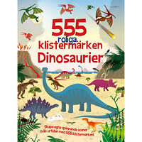 Lind & Co 555 roliga klistermärken. Dinosaurier (häftad)