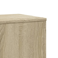 vidaXL Växtställ sonoma-ek 33x33x100 cm konstruerat trä