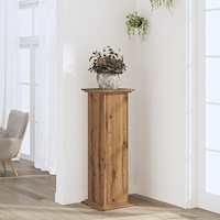 vidaXL Växtställ ek 33x33x100 cm konstruerat trä