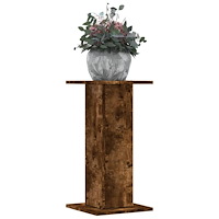 vidaXL Växtställ 2 st rökfärgad ek 30x30x60 cm konstruerat trä