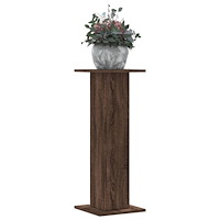 vidaXL Växtställ 2 st brun ek 30x30x80 cm konstruerat trä
