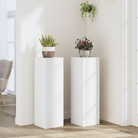 vidaXL Växtställ 2 st vit 25x25x80 cm konstruerat trä