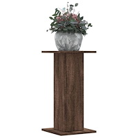vidaXL Växtställ 2 st brun ek 30x30x60 cm konstruerat trä