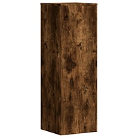 vidaXL Växtställ rökfärgad ek 33x33x100 cm konstruerat trä