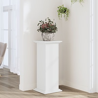 vidaXL Växtställ vit 33x33x80 cm konstruerat trä