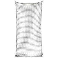 vidaXL Lastnät med elastiskt rep svart 7x3,5 m PP