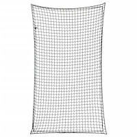 vidaXL Lastnät med elastiskt rep svart 6x3,5 m PP