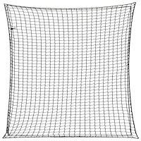 vidaXL Lastnät med elastiskt rep svart 3x3 m PP