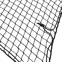 vidaXL Lastnät med elastiskt rep svart 4x2,5 m PP
