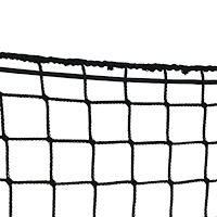 vidaXL Lastnät med elastiskt rep svart 4x2,5 m PP
