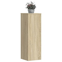 vidaXL Växtställ 2 st sonoma-ek 33x33x100 cm konstruerat trä
