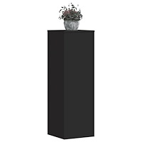 vidaXL Växtställ 2 st svart 33x33x100 cm konstruerat trä