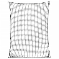 vidaXL Lastnät med elastiskt rep svart 4x3 m PP