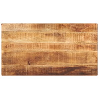 vidaXL Bordsskiva 120x50x2,5 cm rektangulär massivt grovt mangoträ