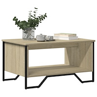 vidaXL Soffbord sonoma-ek 75x51x40 cm konstruerat trä