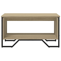 vidaXL Soffbord sonoma-ek 75x51x40 cm konstruerat trä