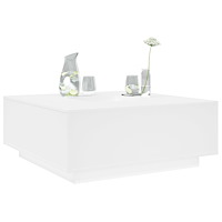 vidaXL Soffbord vit 100x100x40 cm konstruerat trä