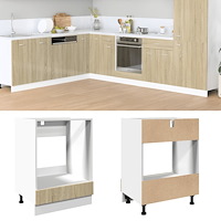 vidaXL Överskåp sonoma-ek 60x46x81,5 cm konstruerat trä