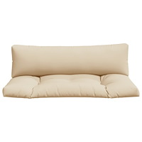 vidaXL Palldynor 2 st beige tyg