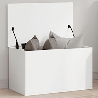 vidaXL Förvaringslåda vit 60x35x35 cm konstruerat trä
