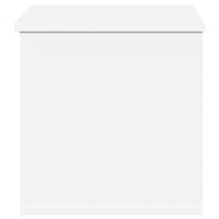 vidaXL Förvaringslåda vit 60x35x35 cm konstruerat trä