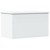 vidaXL Förvaringslåda vit 60x35x35 cm konstruerat trä