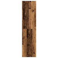 vidaXL Garderob gammalt trä 100x50x200 cm konstruerat trä